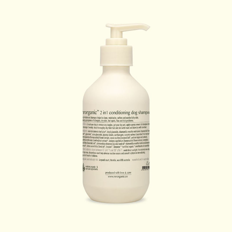 2 in 1 conditioning dog shampoo 300 ml - mrorganic MY 