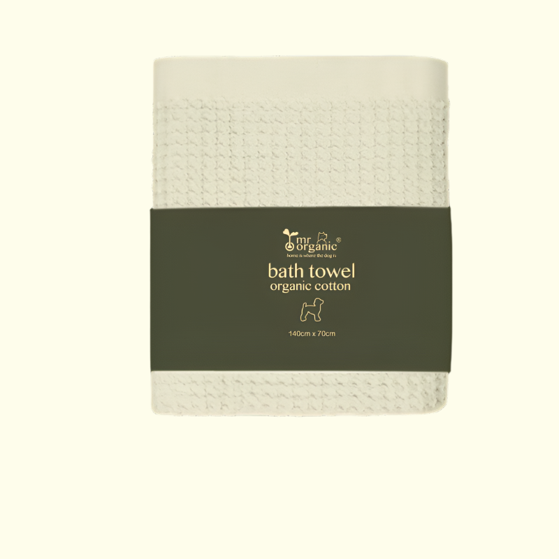 organic cotton bath towel ( natural beige )